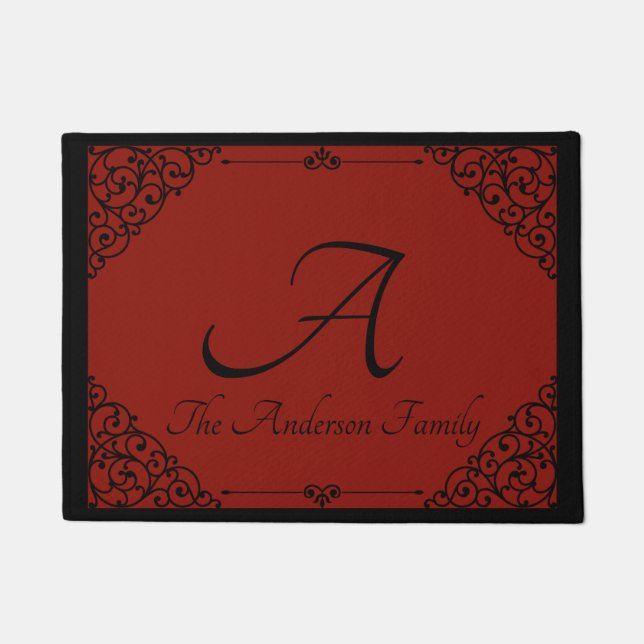 Maßgeschneiderte, Personalisiert änderbare Türmatt Fußmatte (Vorderseite)