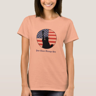 Maßgeschneiderte, Personalisierte Freiheitsstatue  T-Shirt