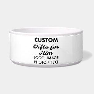 Maßgeschneiderte personalisierte Hundeschale 7" Napf