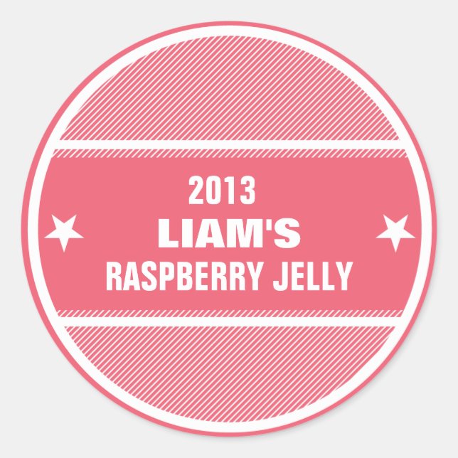 Maßgeschneiderte, personalisierte Konfektionierung Runder Aufkleber (Vorderseite)