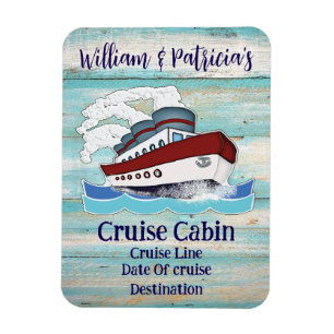 Maßgeschneiderte Personalisierte Kreuzfahrttüre de Magnet