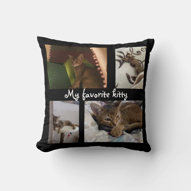 Maßgeschneiderte personalisierte Patches quadriere Kissen (Vorderseite)