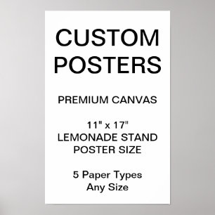 Maßgeschneiderte Personalisierte Poster-Blank mit Poster