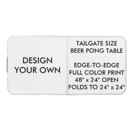Maßgeschneiderte Personalisierte Tailgate Size Bee Beer Pong Tisch
