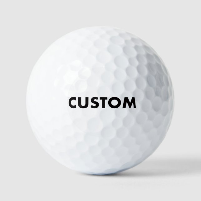 Maßgeschneiderte Personalisierte Werbebälle Golfball (Vorderseite)