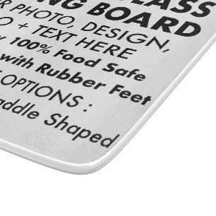 Maßgeschneiderte Personalisierte Zuschnitt-Tafel 7 Schneidebrett