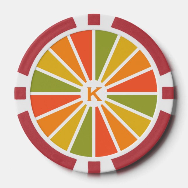 Maßgeschneiderte Poker-Chips für Muster Pokerchips (Vorderseite)
