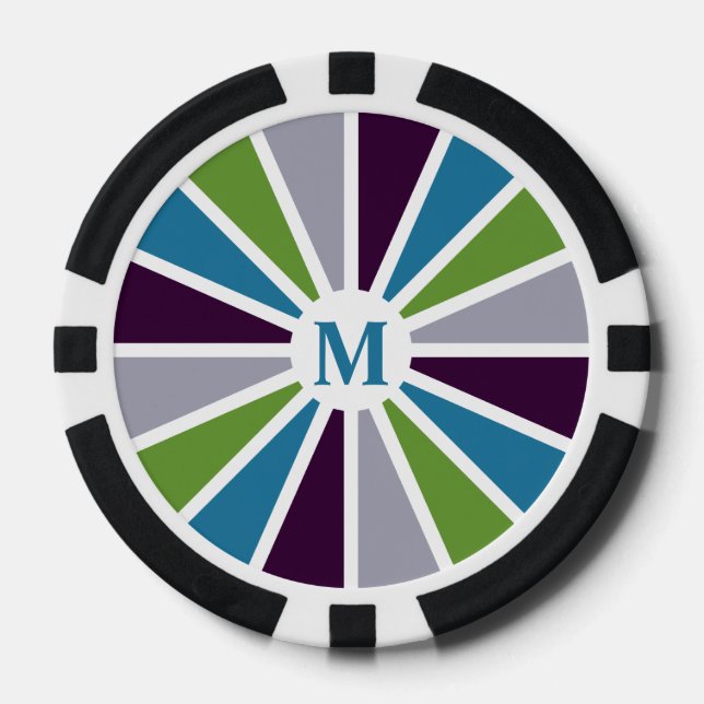 Maßgeschneiderte Poker-Chips für Muster Pokerchips (Vorderseite)