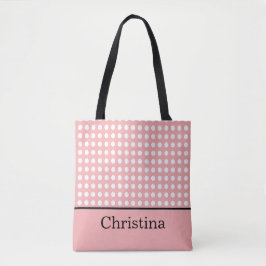 Maßgeschneiderte Polka Dot Tote Bag