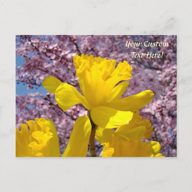 Maßgeschneiderte PostkartenDüfte Blume blühen Postkarte (Vorderseite)