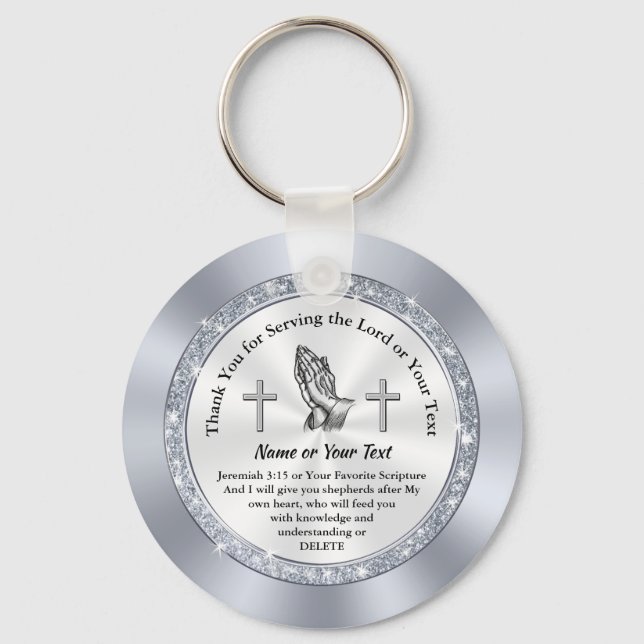 Maßgeschneiderte preisgünstige Geschenke für Kirch Schlüsselanhänger (Vorderseite)