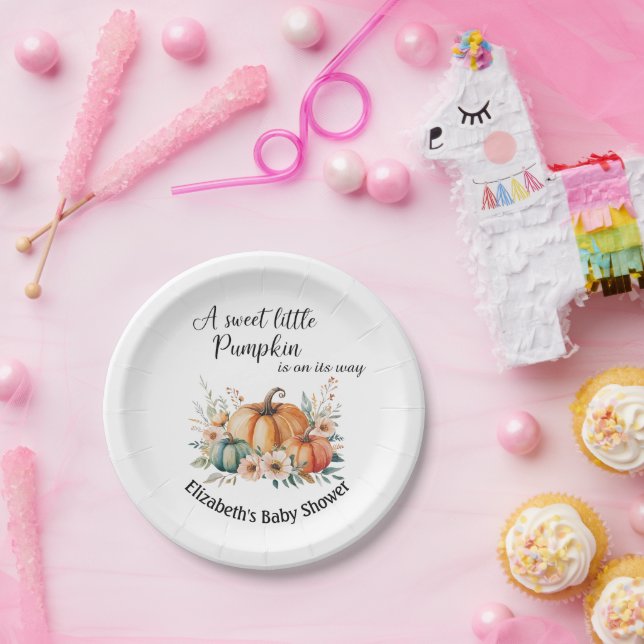 Maßgeschneiderte Pumpkettenpapier-Teller für Babyd Pappteller (Party)