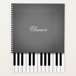 Maßgeschneiderte Rauch-Graue Piano-Musiktastatur Planer