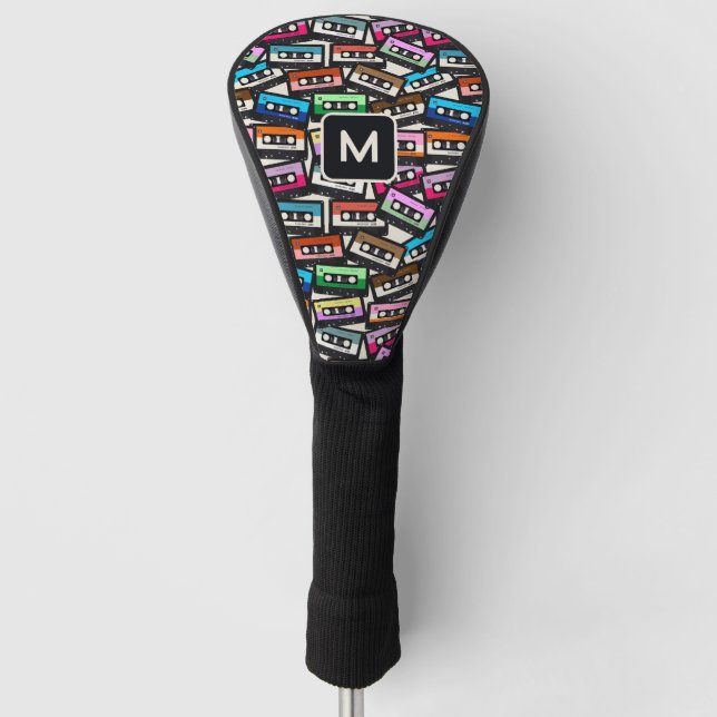 Maßgeschneiderte Retro-Ketten für Monogramm Golf Headcover (Vorderseite)