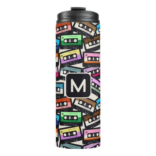 Maßgeschneiderte Retro-Ketten für Monogramm Thermosbecher (Vorderseite)