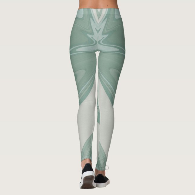 Maßgeschneiderte, riesige moderne Daisy Capri Legg Leggings (Rückseite)