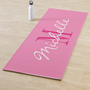 Maßgeschneiderte, rosa Yogamattel für das Training Yogamatte