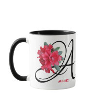 Maßgeschneiderte rote Blume für Audrey