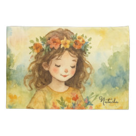 Maßgeschneiderte rustikale Alice im Wunderland Aqu Kissenbezug