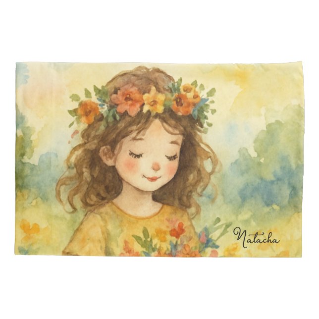 Maßgeschneiderte rustikale Alice im Wunderland Aqu Kissenbezug (Rückseite)