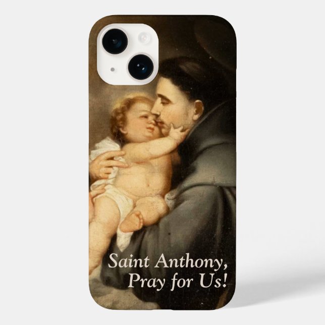 Maßgeschneiderte Saint Anthony Case-Mate iPhone Hülle (Rückseite)