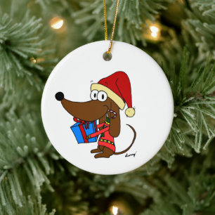 Maßgeschneiderte Santa Midge Keramik Keramik Ornament