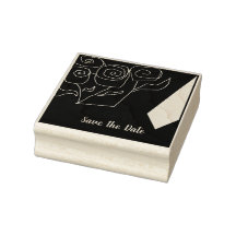 Maßgeschneiderte Save the Date Rote Rosen und eine