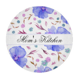 Maßgeschneiderte Schnittplatine - Blumengeschenk Schneidebrett