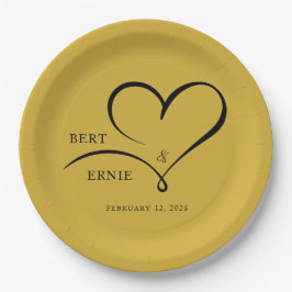 Maßgeschneiderte Schreibpapierplatte 9" Round Keep Pappteller