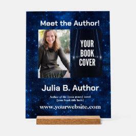 Maßgeschneiderte SciFi-Buchsignatur mit Stand Acrylschild