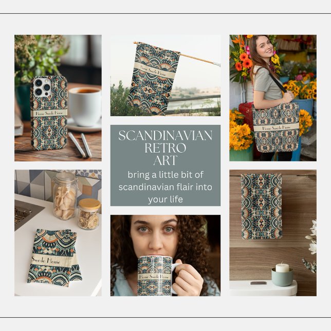 Maßgeschneiderte skandinavische Kunst-Déco Ornament Aus Metall (Von Creator hochgeladen)