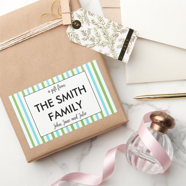 Maßgeschneiderte Sonderanfertigungsklammern Rechteckiger Aufkleber (Schenken)