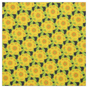 Maßgeschneiderte Sonnenblumenstoffe Stoff