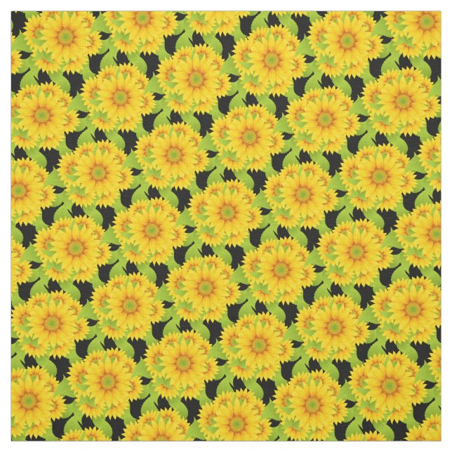 Maßgeschneiderte Sonnenblumenstoffe Stoff (Muster)