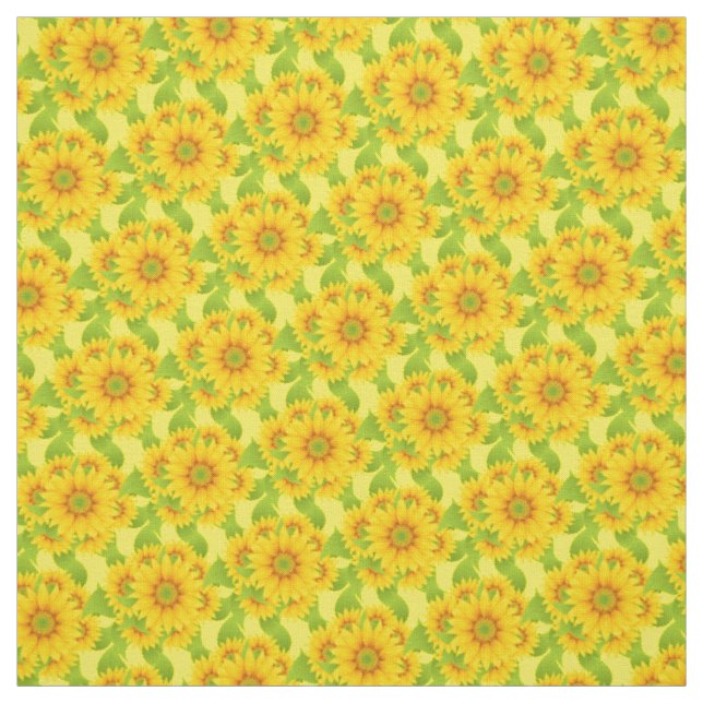Maßgeschneiderte Sonnenblumenstoffe Stoff (Muster)