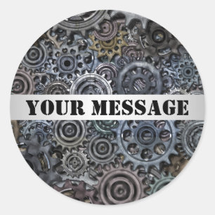 Maßgeschneiderte Stahlraumkonstruktion Runder Aufkleber