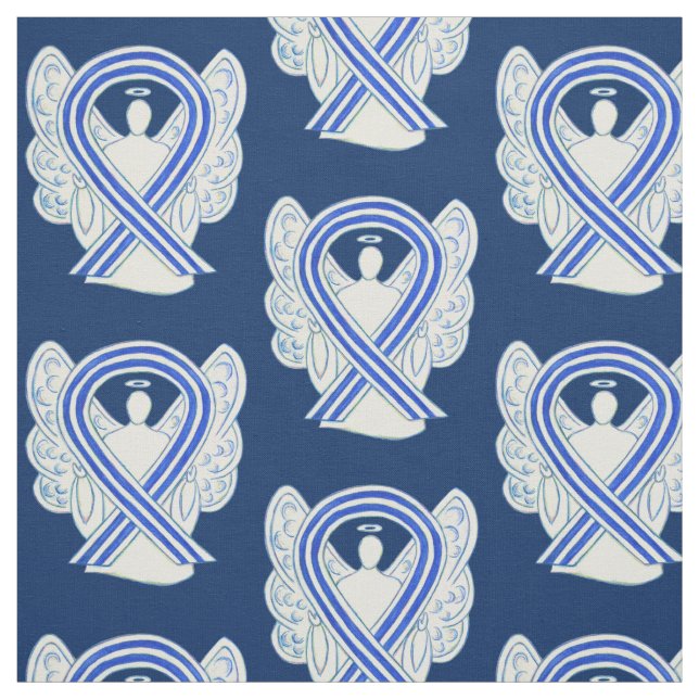 Maßgeschneiderte Stoffe aus blau-weiß ALS-farben (Muster)