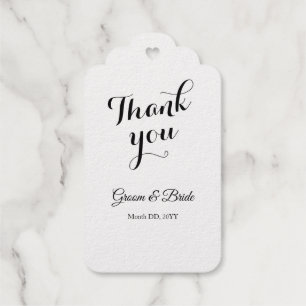Maßgeschneiderte Tags für Hochzeiten - Danke, dass Geschenkanhänger