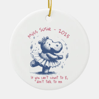 Maßgeschneiderte Tanzschmuck, Personalisierte Ball Keramik Ornament