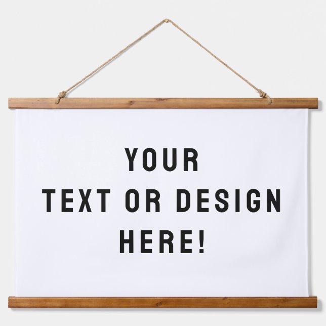 Maßgeschneiderte Tapisserie aus Holz - Personalisi Wandteppich Mit Holzrahmen (Vorne)