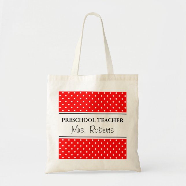 Maßgeschneiderte Tasche für den Vorschullehrer | R (Vorne)