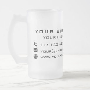 Maßgeschneiderte Tasse für Mattierte Glasbiergesch