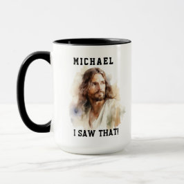 Maßgeschneiderte Tasse mit Jesus-Portrait - Ich ha