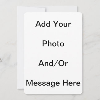 Maßgeschneiderte Template Blank 5 x 7 Basiskarten