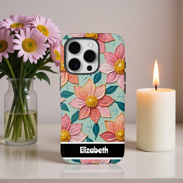 Maßgeschneiderte Textil-Blume Telefonabdeckung Case-Mate iPhone Hülle (Von Creator hochgeladen)