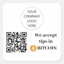 Maßgeschneiderte Tipps in Bitcoin Sticker akzeptie