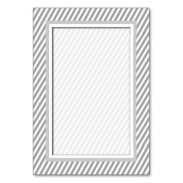 Maßgeschneiderte Tischnummer-Karten mit grauem Str Tischnummer