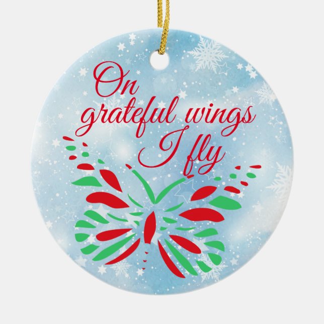 Maßgeschneiderte Transplantation Empfängnisverhütu Keramik Ornament (Vorne)