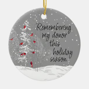 Maßgeschneiderte Transplantation Weihnachten Keramik Ornament