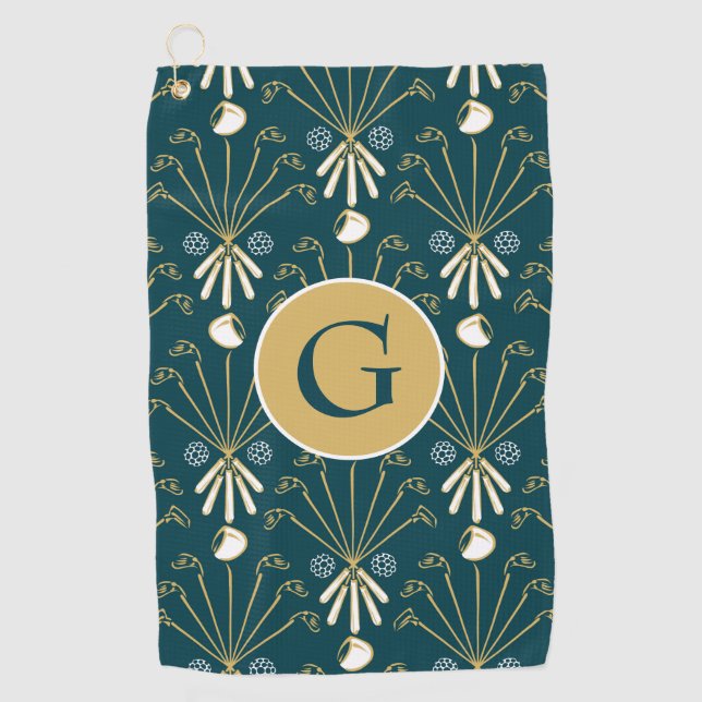 Maßgeschneiderte Treiber, Bügeleisen "n Putters De Golfhandtuch (Vorderseite)